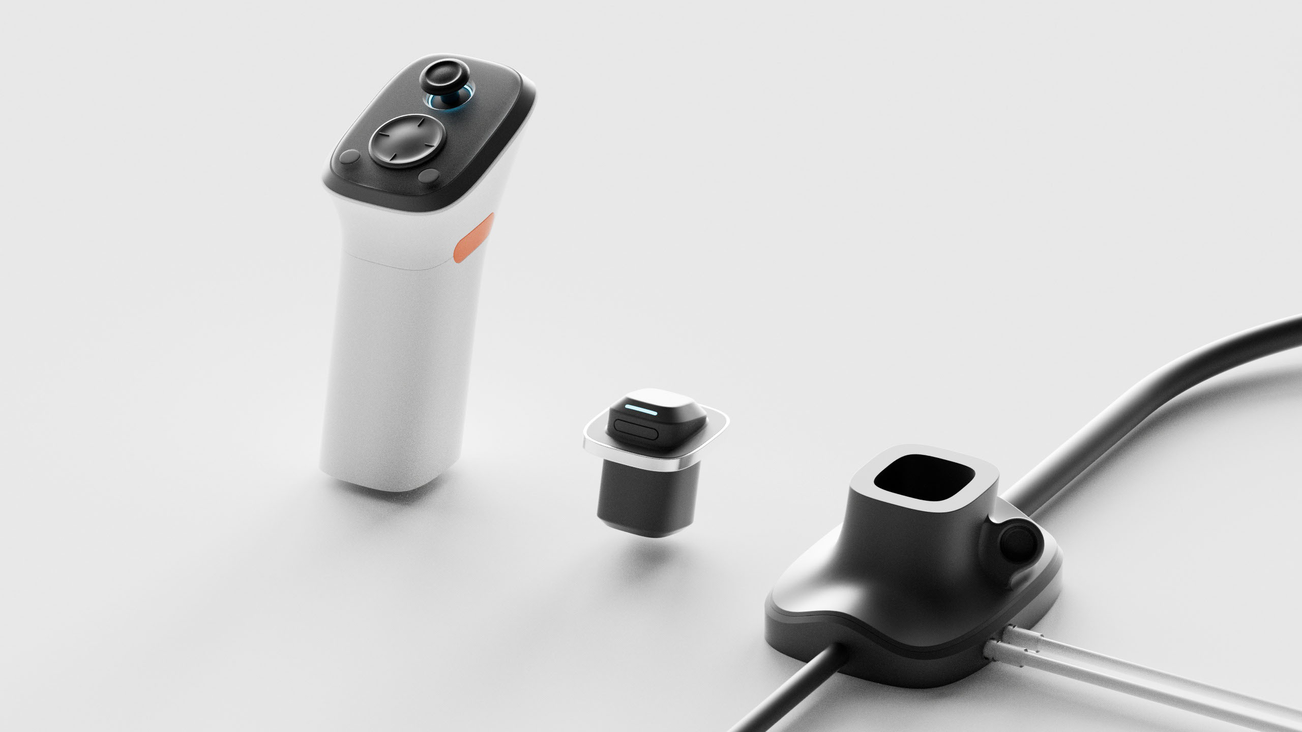 Detachable modular disposable endoscope visual